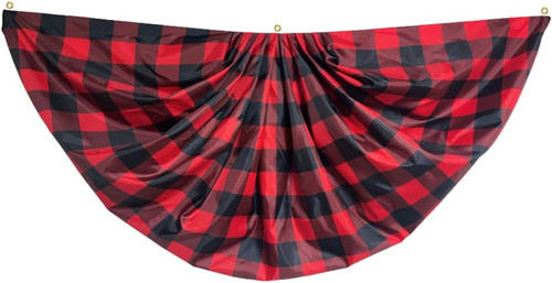 3x6 christmas pleated fan - ft,